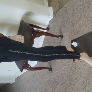 HP ⚡Zara 2 subtle sparkly stripes on black denim